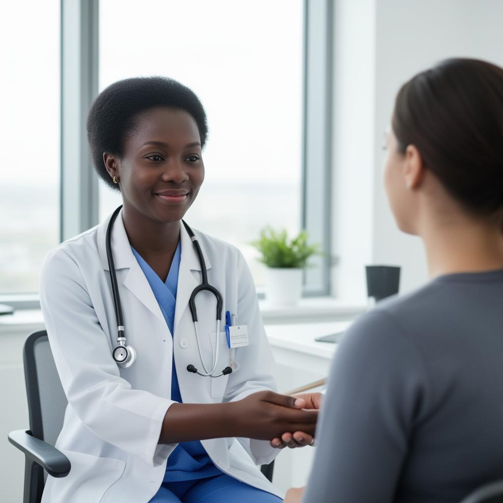 Doctor consulting a patient